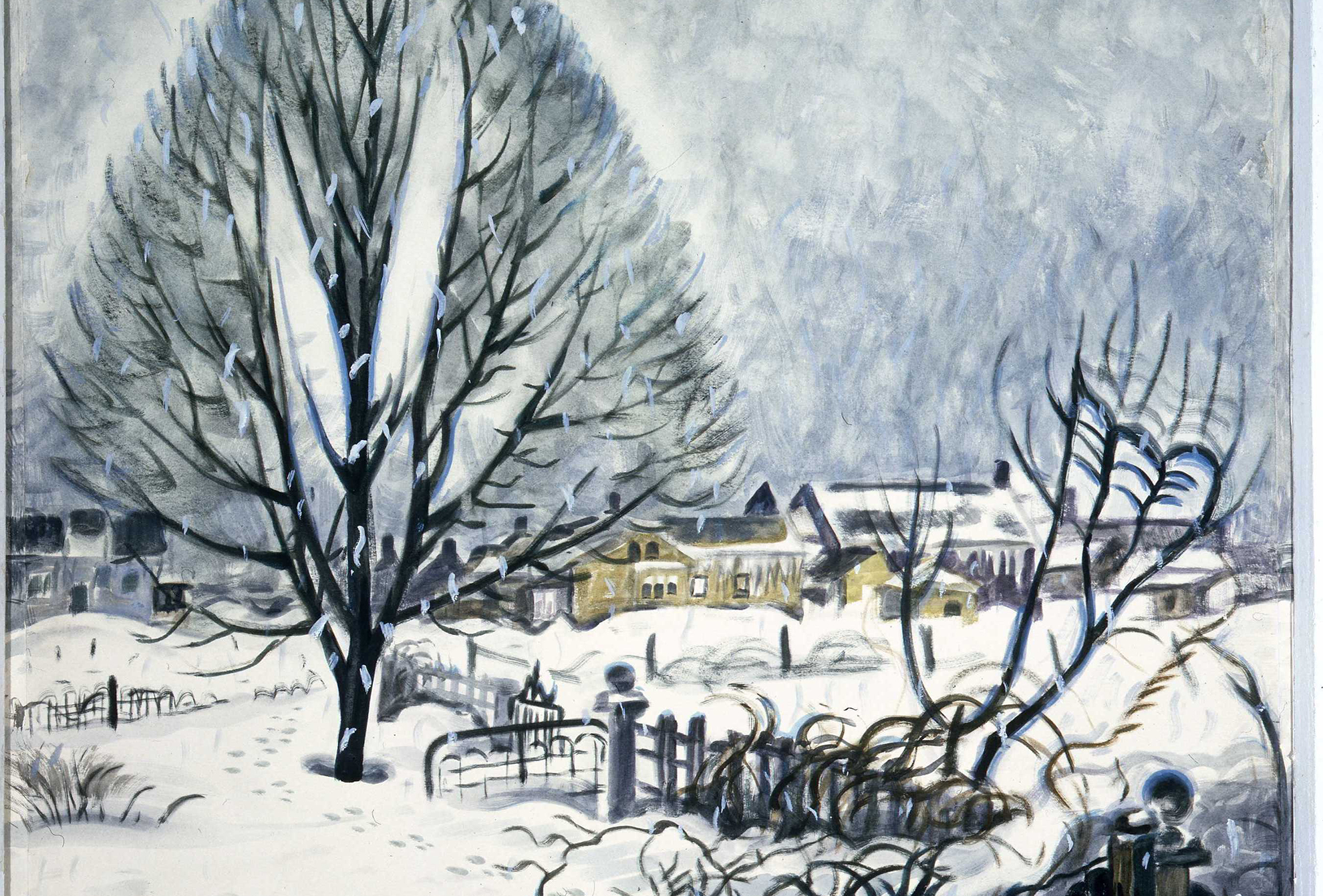 "Day in Midwinter" (1945) by Charles E. Burchfield