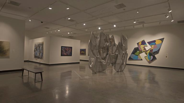 Installation view of "Taking Space: Contemporary Women Artists and the Politics of Scale," photo credit: Peter Jacobs