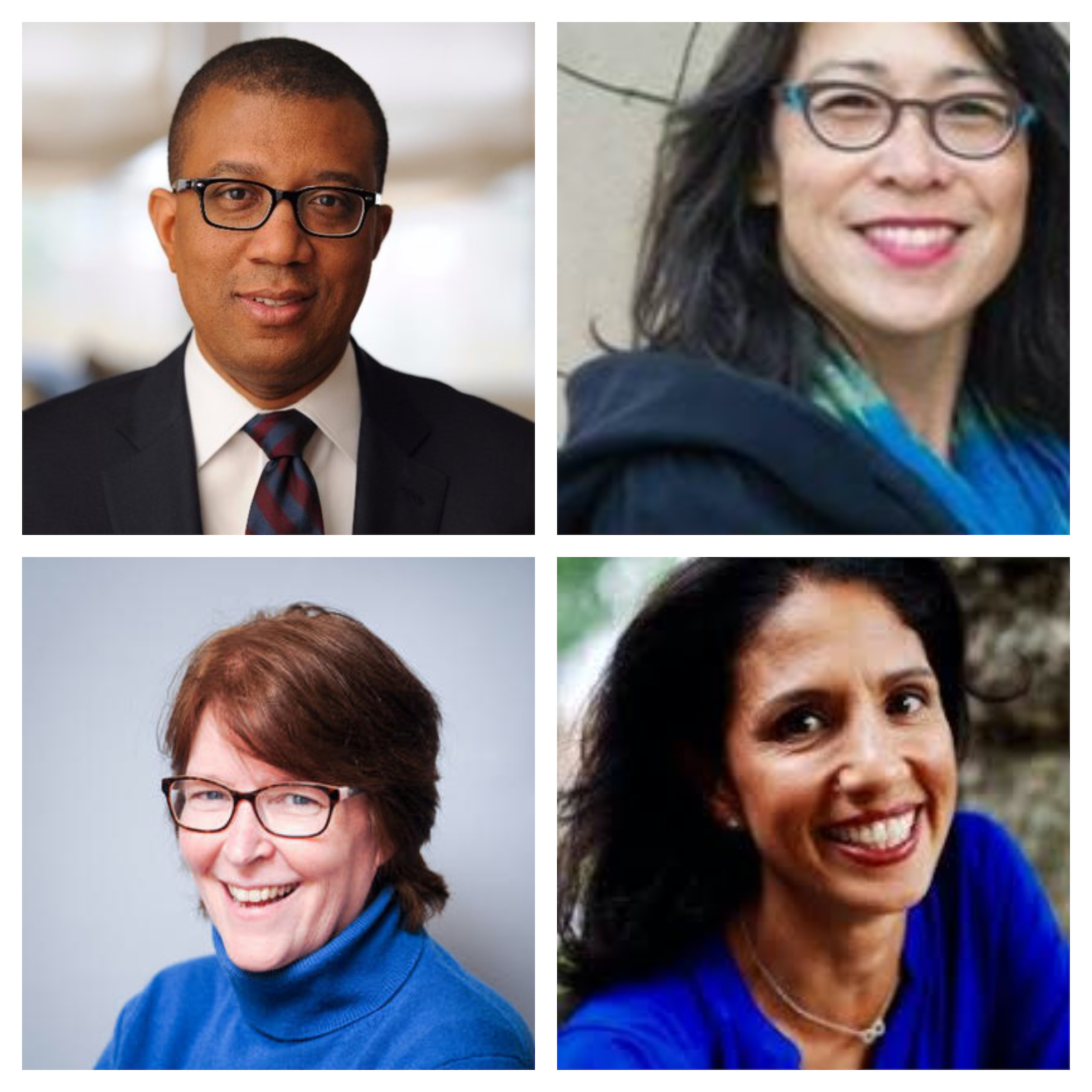 Town hall panelists headshots in a collage.