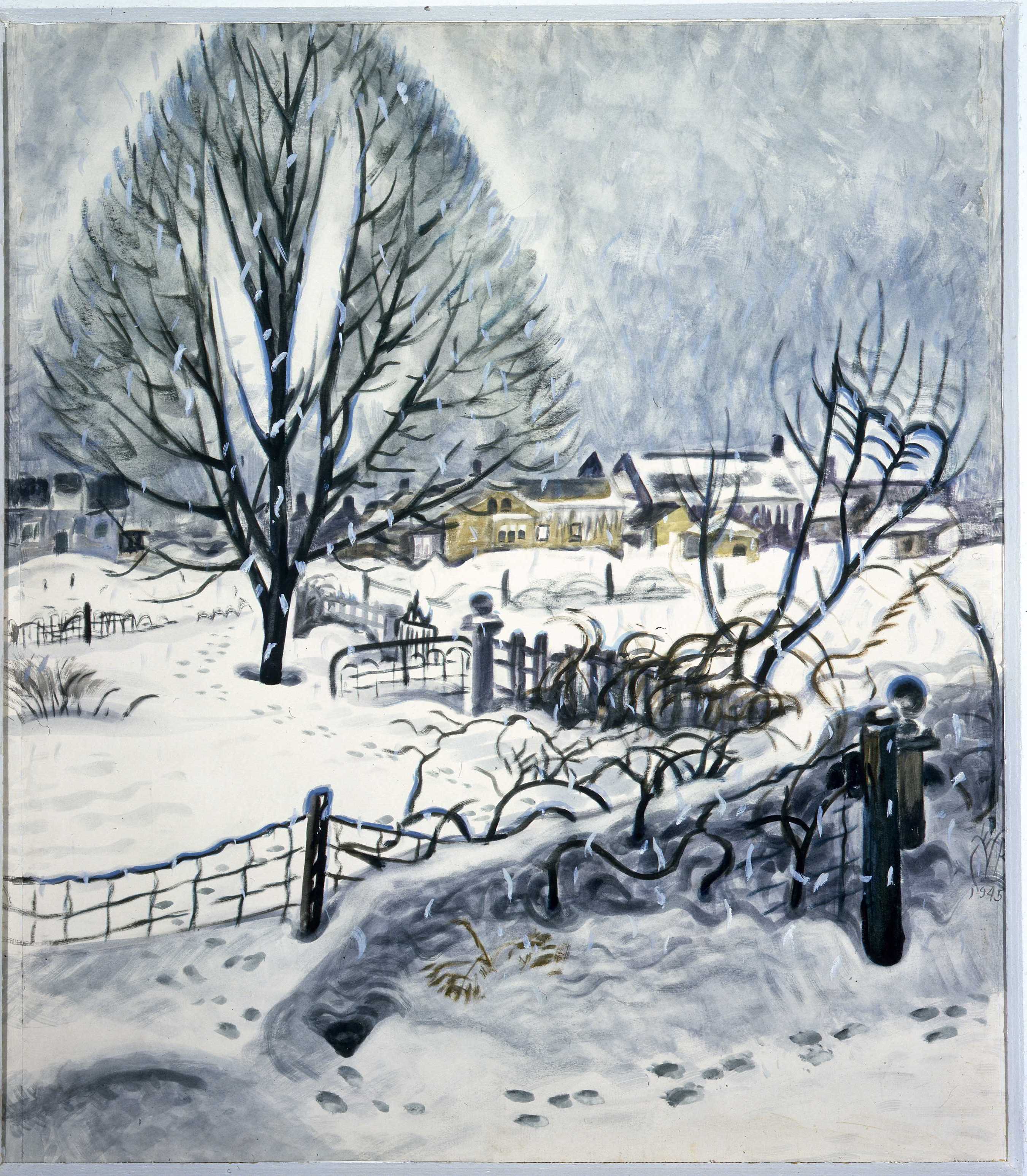 "Day in Midwinter" (1945) by Charles E. Burchfield