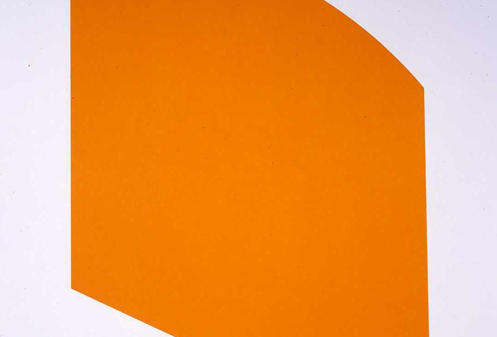 Detail of Ellsworth Kelly (1923–2015), "Orange," Color lithograph, Ed. 130/250 Gift of Patricia A. Bell, 2005.4.4.