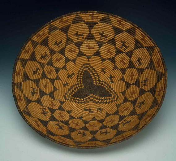 Artist Once Known (Apache). Basket, ca. 1900. Willow, martynia.