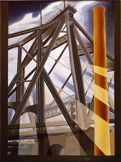 Elsie Driggs (1898–1992). Queensborough Bridge, 1927. Oil on canvas.