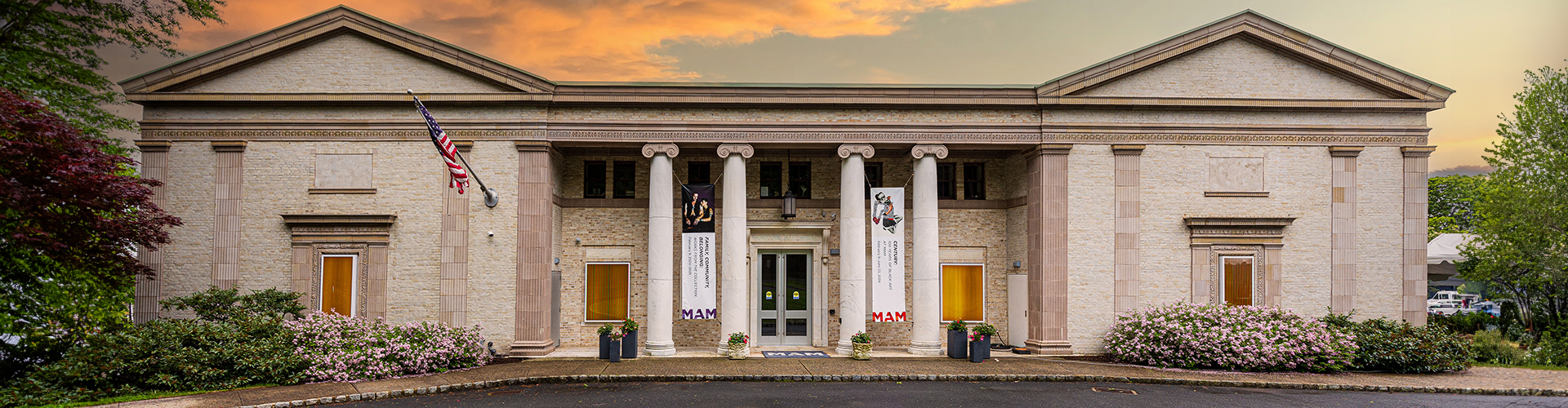 The Montclair Art Museum Front Facade as Seen from South Mountain Avenuse