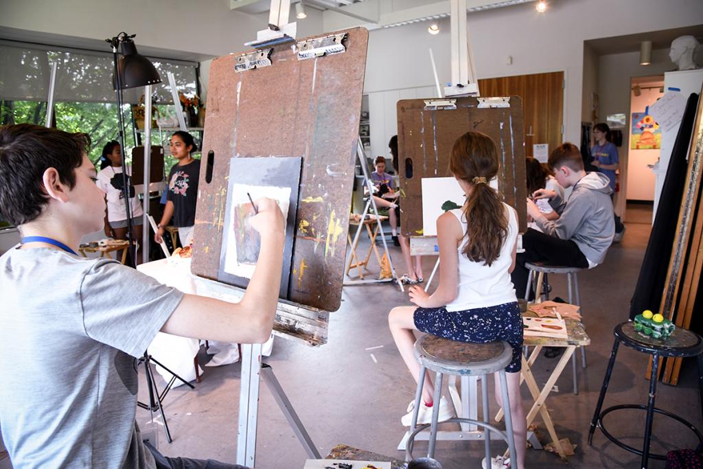 SummerART 2023 Teen Oil and Acrylic Easel Painting class