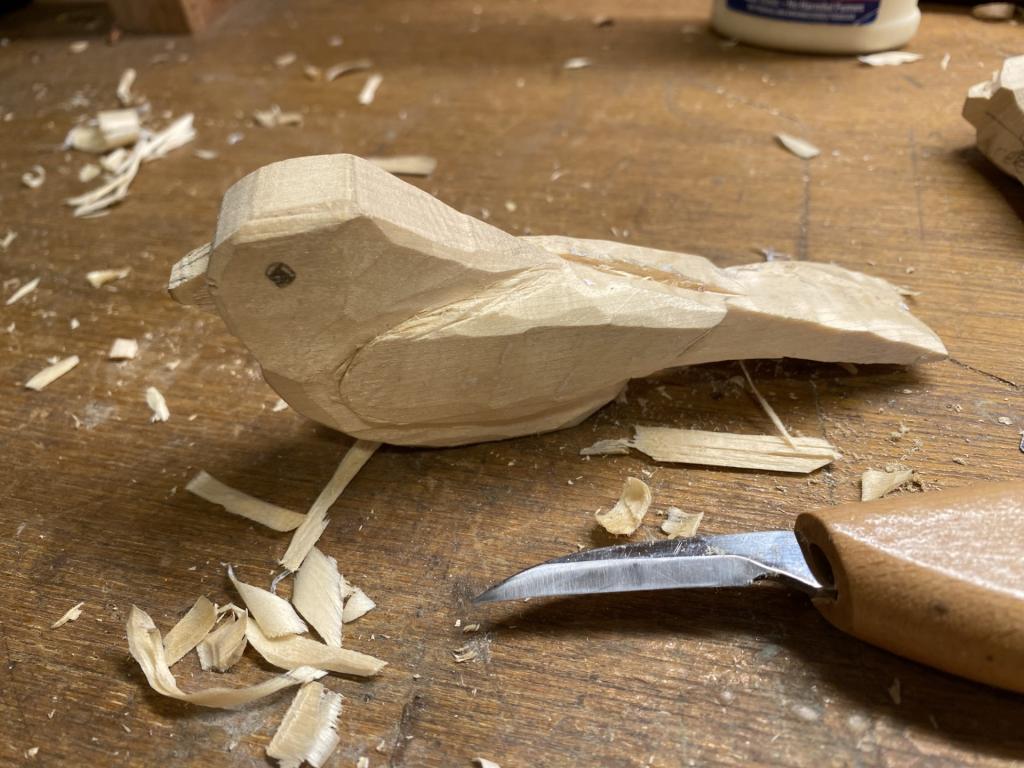 Rick Ladd's Whittling Workshop image (wooden bird)